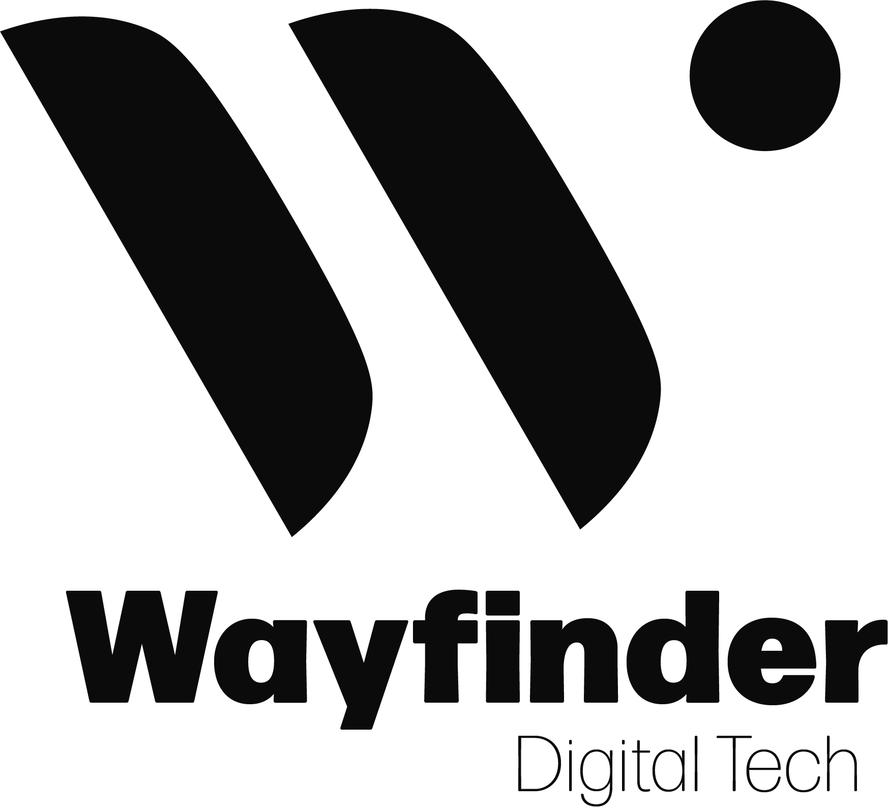 black wayfinder logo